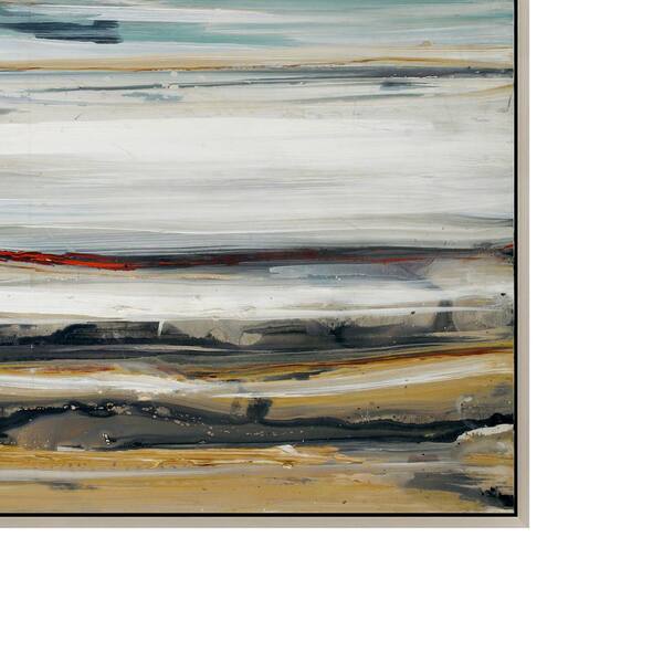 Moe S Home Collection 2 5 In X 70 In Color Swathe Framed Hand Painted Canvas Wall Art Fx 1145 37 The Home Depot