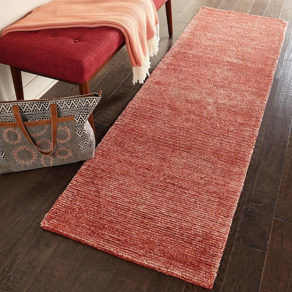 Weston Brick 2 ft. x 8 ft. Solid Contemporary Kitchen Runner Area Rug