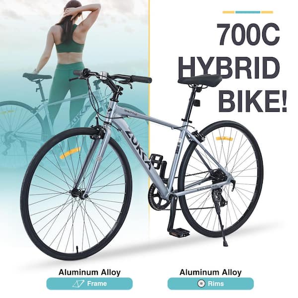 Zeus & Ruta 28 in. Bike with 7 Speed Hybrid and Aluminum