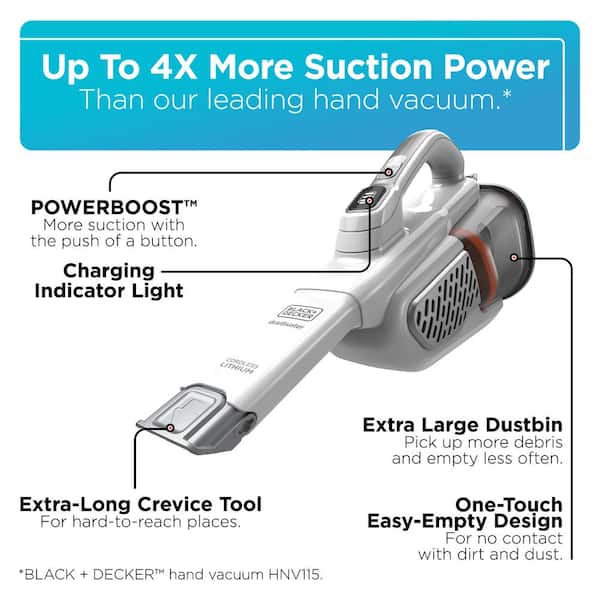 dustbuster AdvancedClean+ 12-Volt MAX Cordless 7-cup Handheld Vacuum