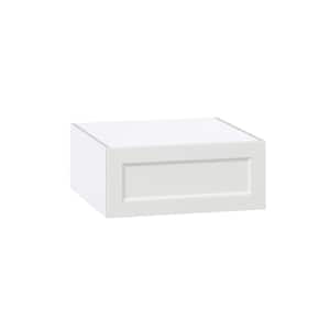 24 in. W x 24 in. D x 10 in. H Alton Painted White Shaker Assembled Wall Bridge Kitchen Cabinet with Lift Up
