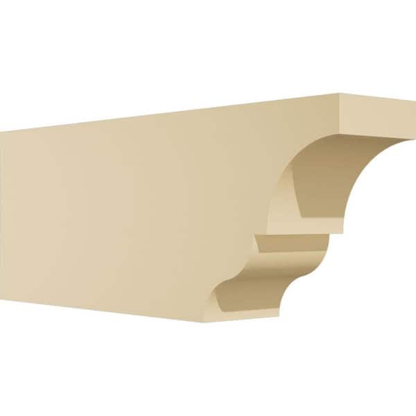 Ekena Millwork Standard Asheboro 3 in. W x 6 in. H x 16 in. D Signature Urethane Rafter Tail Outlooker