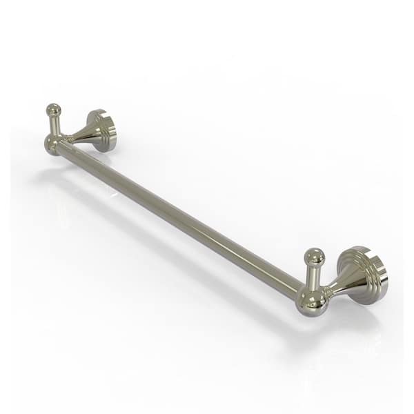 Allied Brass Sag Harbor Collection 18 in. Wall Mounted Single Towel Bar in Polished Nickel