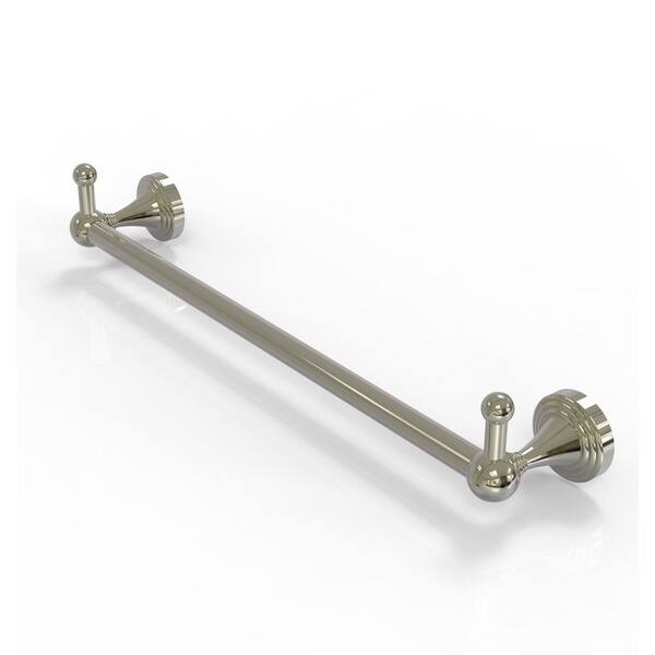 Sag Harbor Collection 24 in. Towel Bar with Integrated Hooks in Polished  Nickel