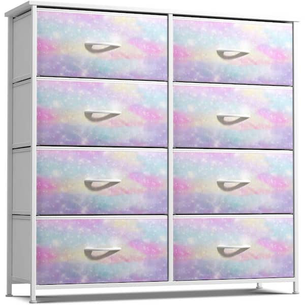 Watercolor 8-drawer 31.5 in. Wide Dresser without Mirror