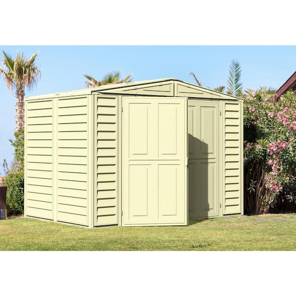 Duramax Building Products 8 ft. x 5.25 ft. Vinyl Shed with