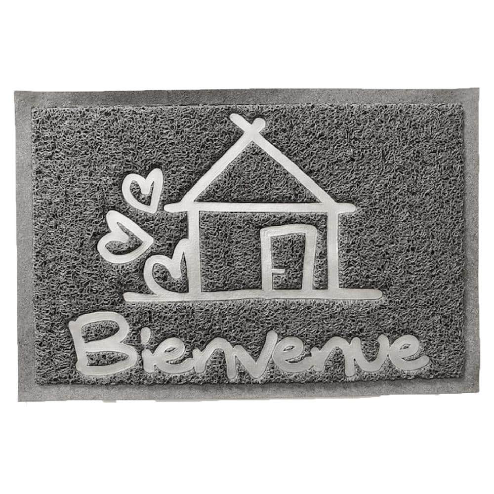 Bienvenue Door Scraper Grey 24 in. x 16 in. Recycled PVC Outdoor Door Mat price history on PriceWatchPro