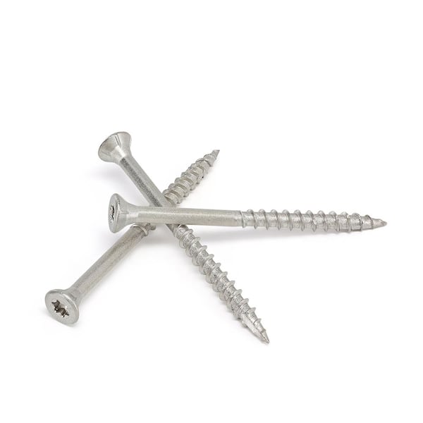 DECKMATE #8 x 1-5/8 in. Torx Flat-Head Stainless Steel Wood Deck Screws 5 lb.-Box (788-Piece)