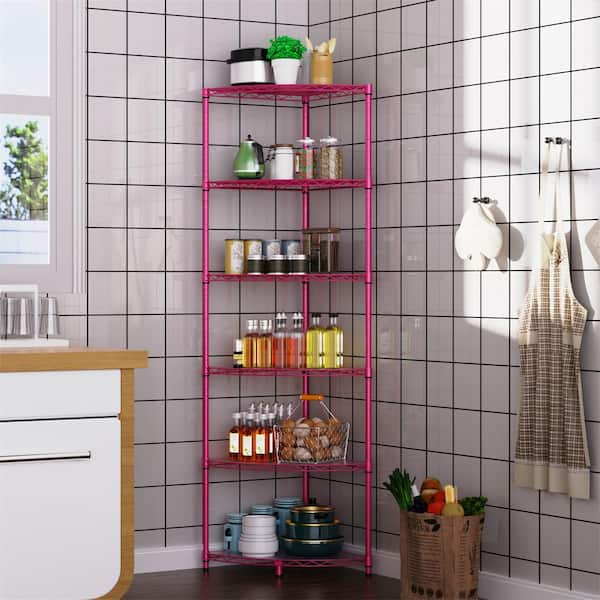 72 Pantry with 3 Drawers and Corner Shelving