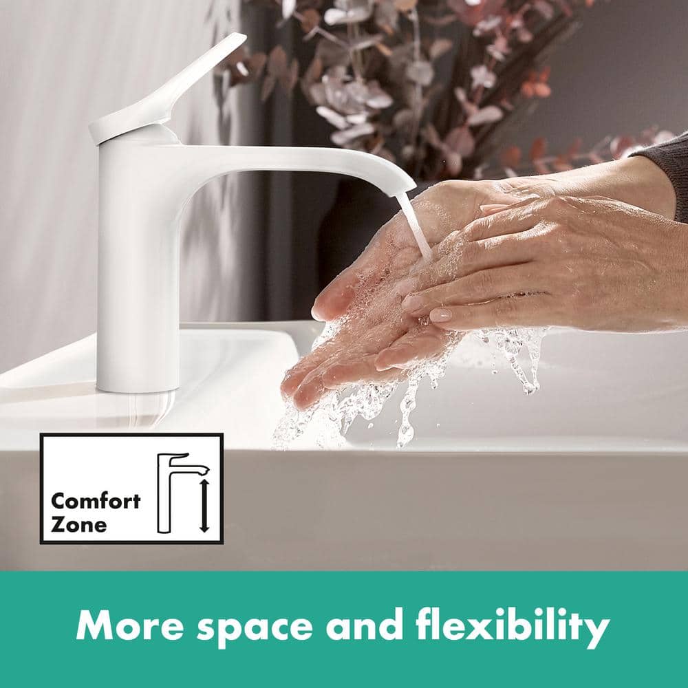 Elegant White Nickel Widespread Bathroom Faucet with Ceramic Disc Valve