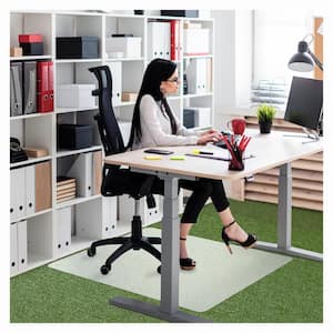 Ecotex Polypropylene Rectangular Chair Mat for Carpets - 36" x 48"
