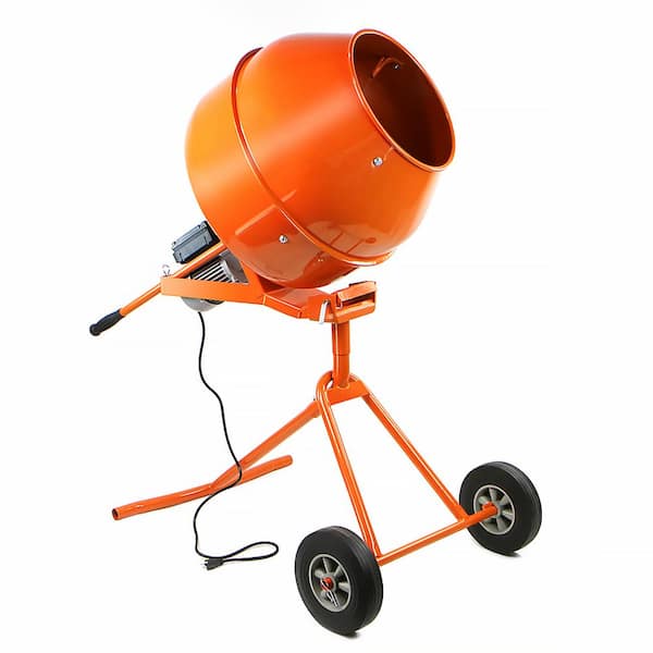 XtremepowerUS 5.0 cu. ft. 120-Volt 1/2 HP Commercial Electric Concrete and Cement Mixer 67001-H3 - The Home Depot