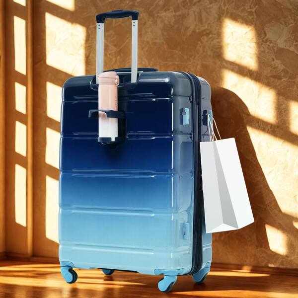 Adrinfly High-Quality Airline Certified Carry-On 3-Piece Blue