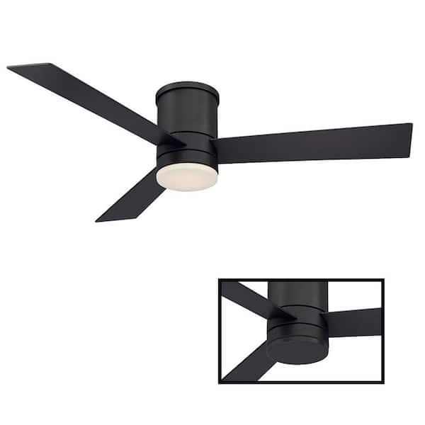 3 Blade Smart Flush Mount Ceiling Fan, Ceiling Fan Installation Kit