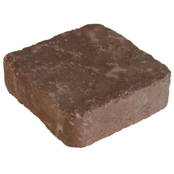 Valestone Hardscapes Marseilles 7 in. x 7 in. x 2.25 in. Carriage House Beige/Charcoal Concrete Paver