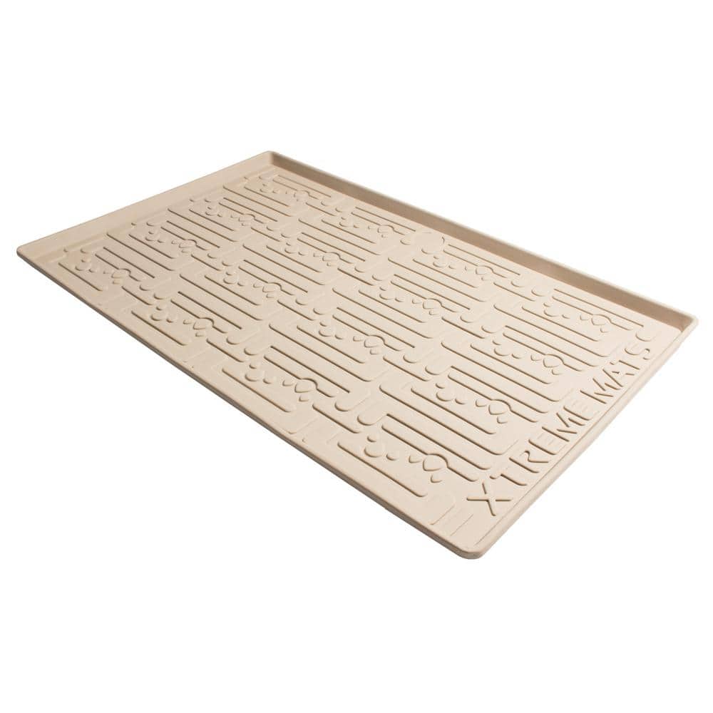 Lordear 31x 22Under Sink Mat Waterproof Kitchen Cabinet Mat Silicone  Under Sink Liner with Drain Hole