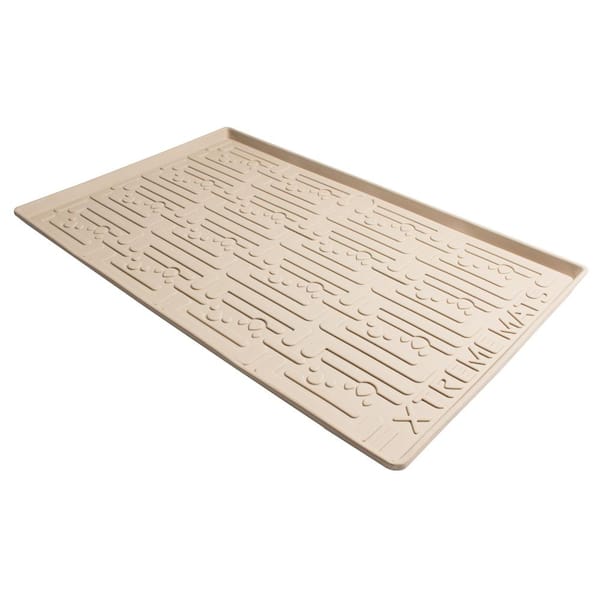 Xtreme Mats 34 in. x 22 in. Beige Kitchen Depth Under Sink Cabinet