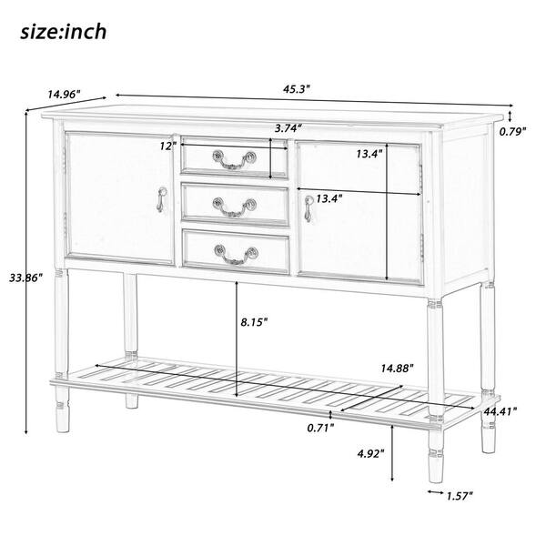 Standard Rectangle Wood Console Table, 96 Inch Long Console Table Dimensions