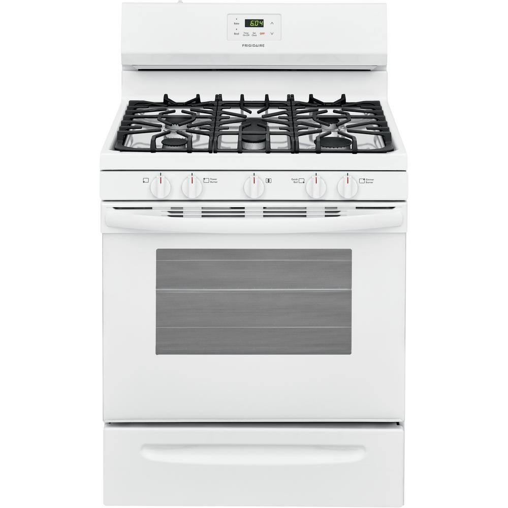 Frigidaire 30 in Burners 5 cu Ft Freestanding Natural Gas Range 