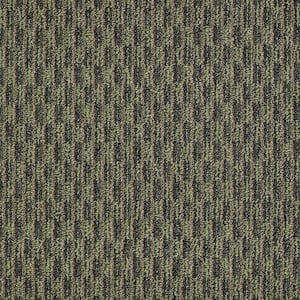 8 in. x 8 in. Berber Carpet Sample - Morro Bay - Color Forest Mist