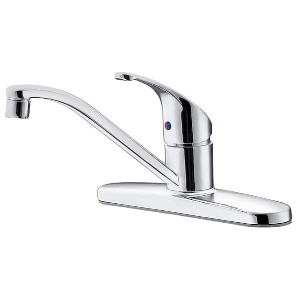 Flagstone 1-Handle Standard Kitchen Faucet in Chrome