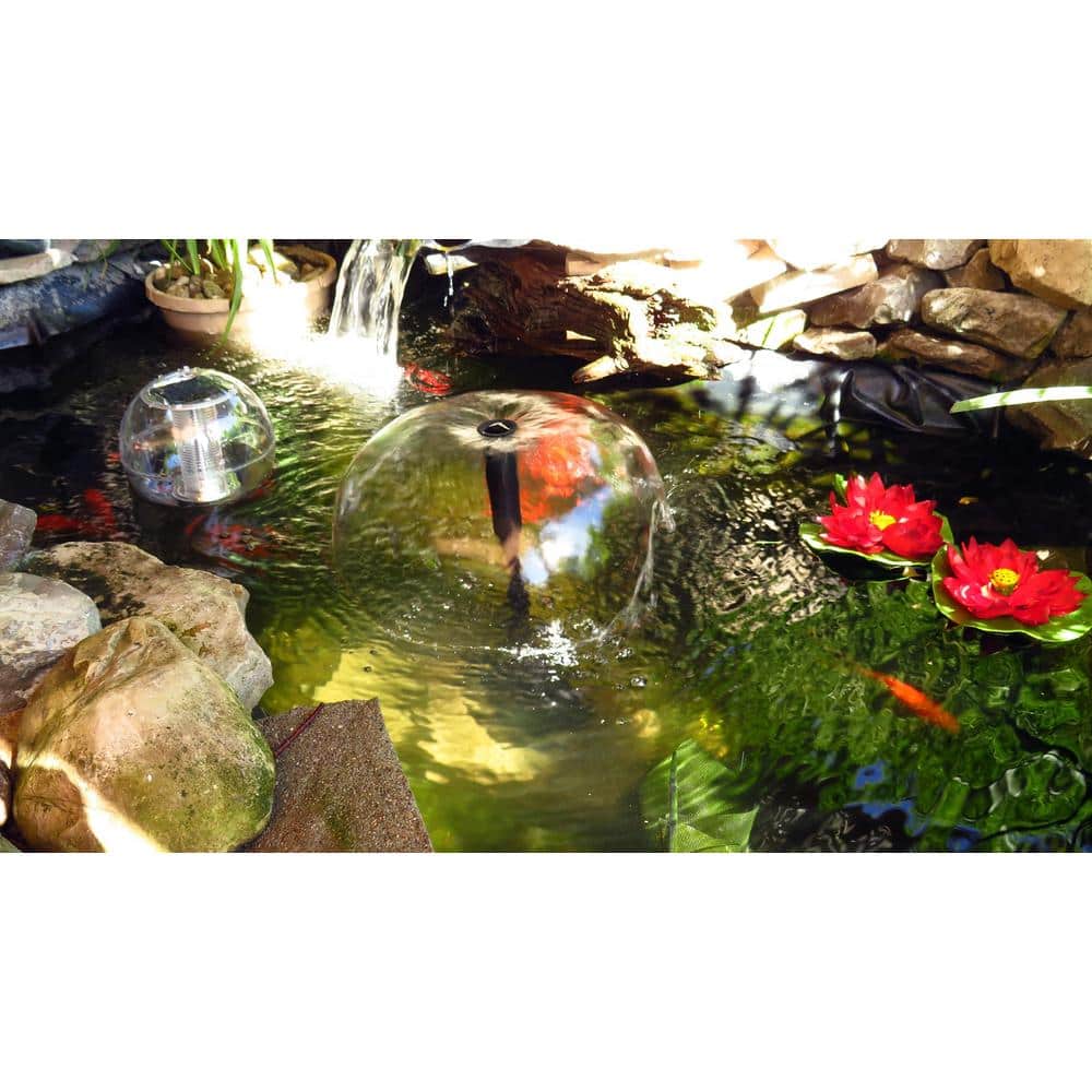 270 Gallon Black Pond Kit with Solar Light and Fountain