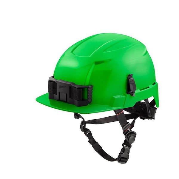 Milwaukee BOLT Green Type 2 Class E Front Brim Non-Vented Safety Helmet