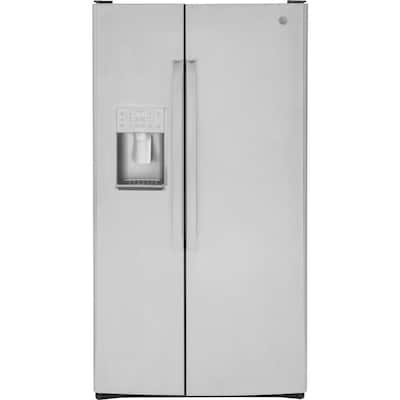Ge Side By Side Refrigerators Refrigerators The Home Depot