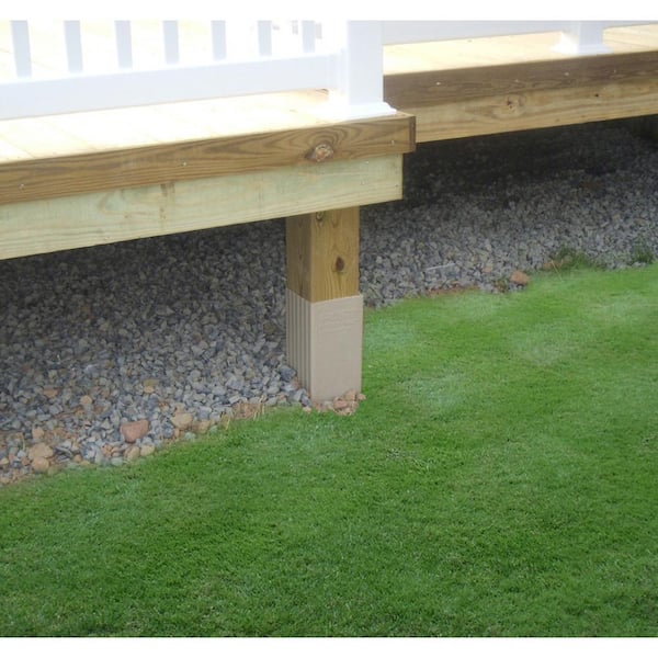 4 in. x 4 in. x 30 in. In-Ground HDPE Fence Post Decay Protection