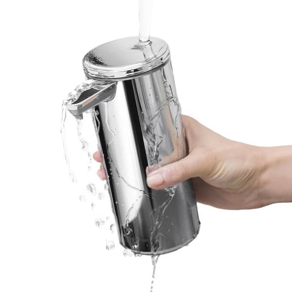 Simplehuman 10 oz. Liquid Soap Pulse Pump Dispenser, Brushed Stainless  Steel & Reviews