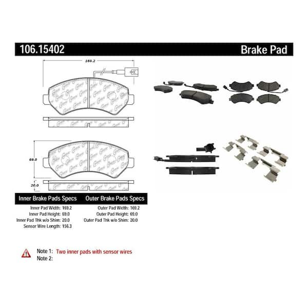 Centric Parts Disc Brake Pad Set