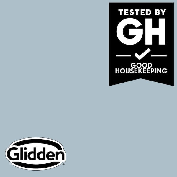 Glidden Premium 1 gal. PPG1153-4 Chambray Semi-Gloss Interior Latex Paint
