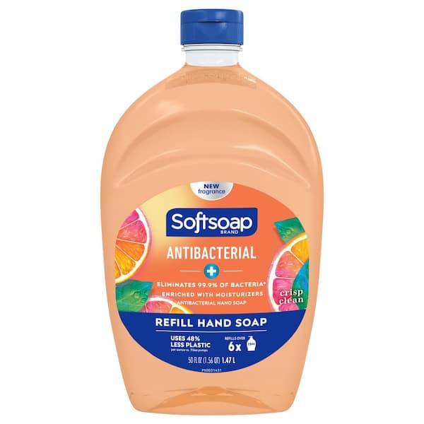 Softsoap 50 oz. Anti-Bacterial Crisp Clean Liquid Hand Soap Refill