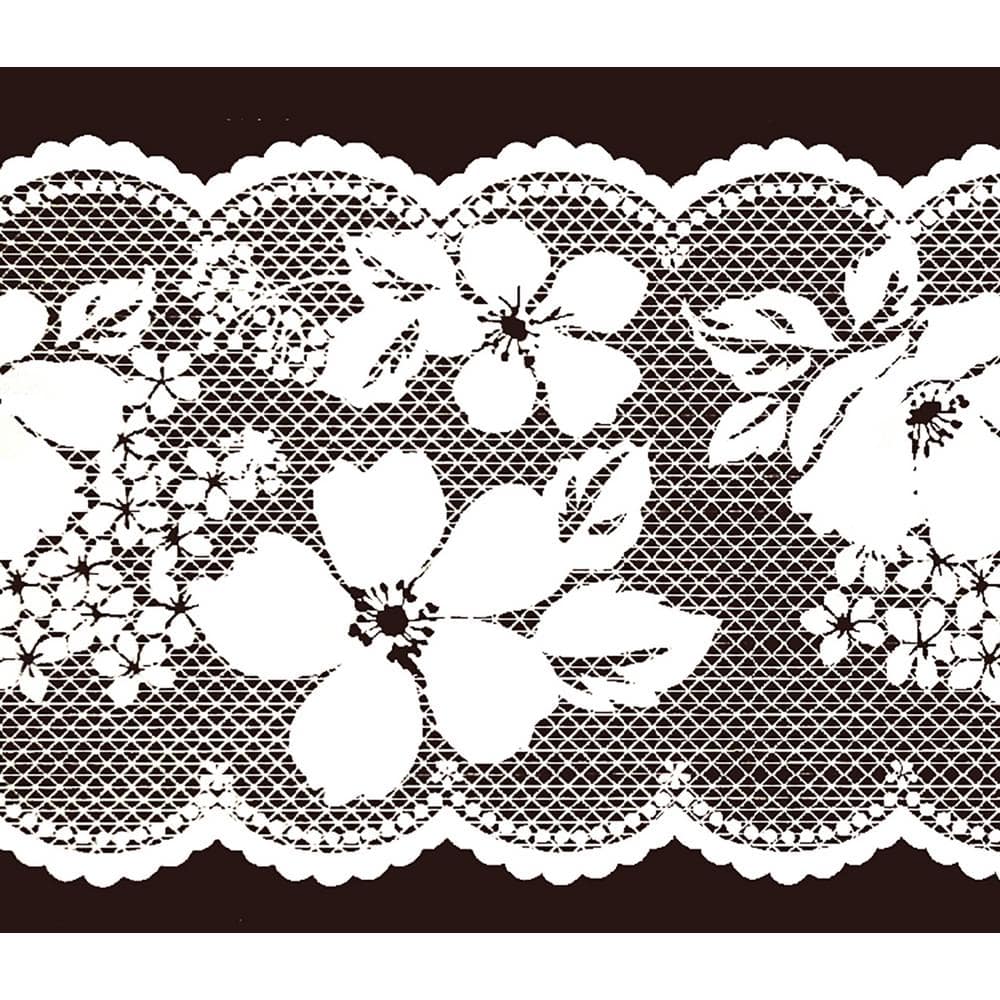 Falkirk McGhee Peel and Stick Floral White Blooming Flowers Self Adhesive W