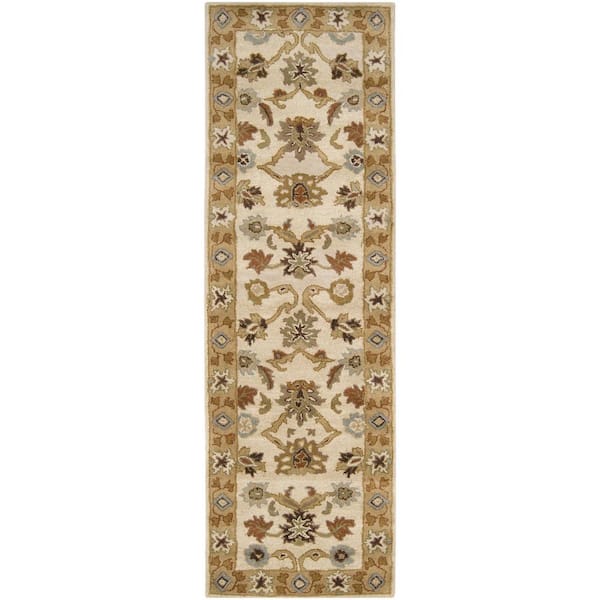 Livabliss Cicero Ivory 3 ft. x 8 ft. Indoor Runner Rug