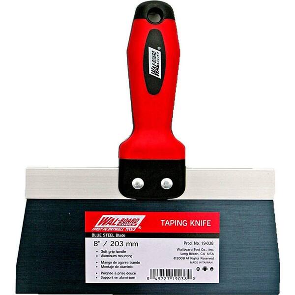WalBoard Tools 8 in. Blue Steel Blade Taping Knife 019038HD The