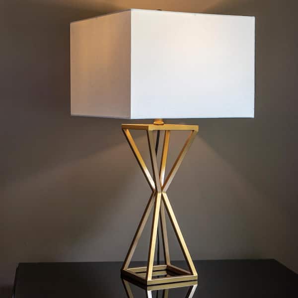 Margaret 30 In Gold Table Lamp, Margaret Mother Of Pearl Table Lamp