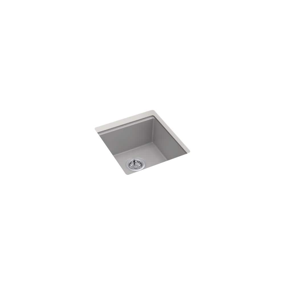 Billings 18" Matte Grey Composite Undermount Bar Sink