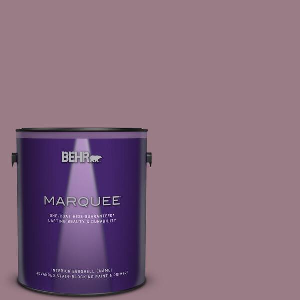 BEHR MARQUEE 1 gal. #T15-19 Mulberry Wine Eggshell Enamel Interior Paint & Primer