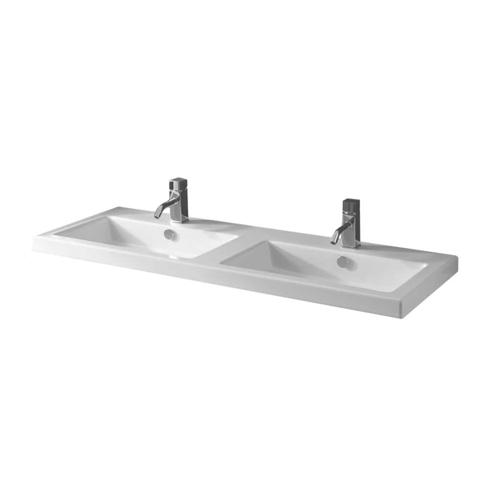 Nameeks Cangas Drop In Ceramic Bathroom Sink Tecla Can04011 Two Hole The Home Depot Nameeks Cangas Drop In Ceramic Bathroom Sink Tecla Can04011 Two Hole The Home Depot