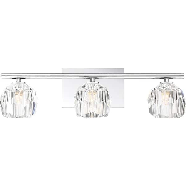 Quoizel Regalia 3-Light Polished Chrome Vanity Light