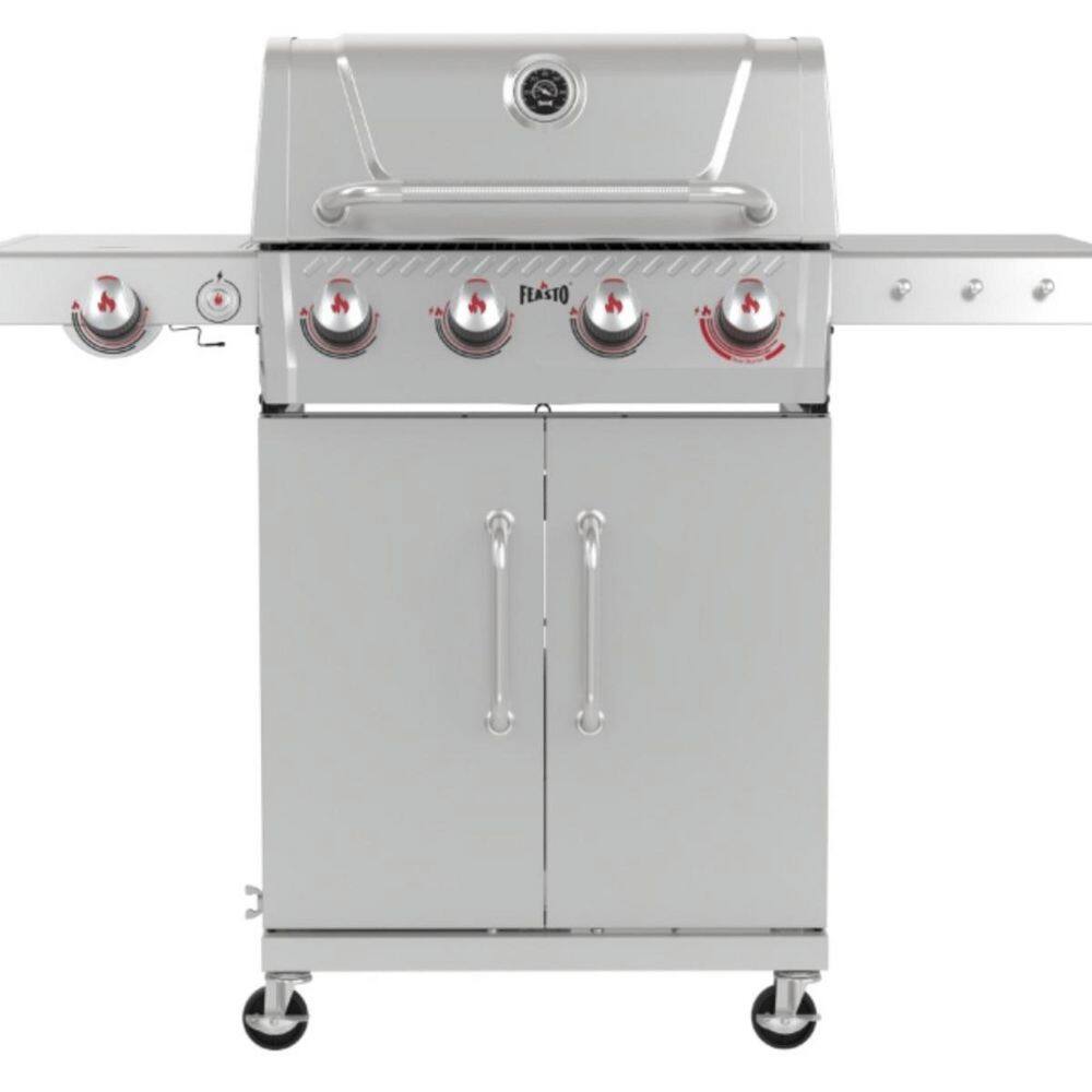 5-​Burner Propane Gas Grill in Stainless Steel with Side Burner price history on PriceWatchPro
