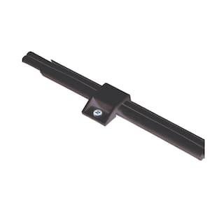 Black Polycarbonate Lx Track Clip Mounting Hardware