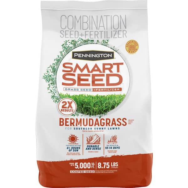 Pennington Smart Seed Bermudagrass 8.75 lb. 5,000 sq. ft. Grass Seed and Lawn Fertilizer