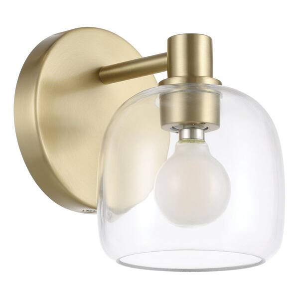 Thesis Valentina 5-in. 1-light Champagne Gold Vanity Light with