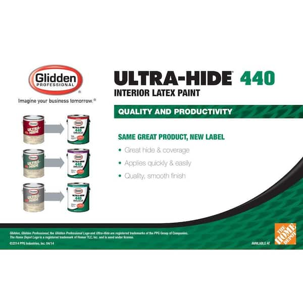 PPG Ultra-Hide Interior Latex Paint Gallon Can