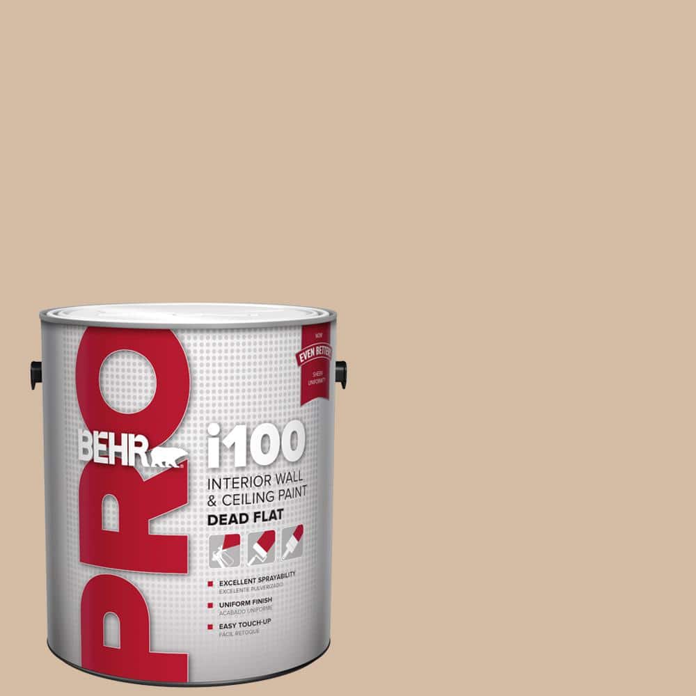 Behr Pro 1 Gal 290e 3 Classic Taupe Dead Flat Interior Paint Pr10501 The Home Depot
