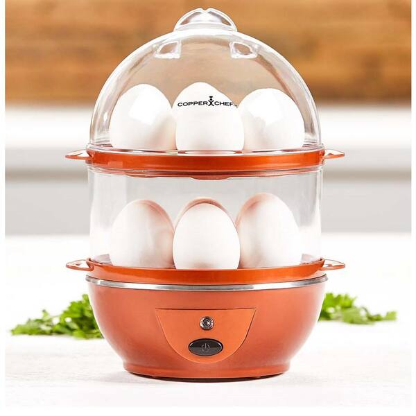 how to use copper chef egg cooker