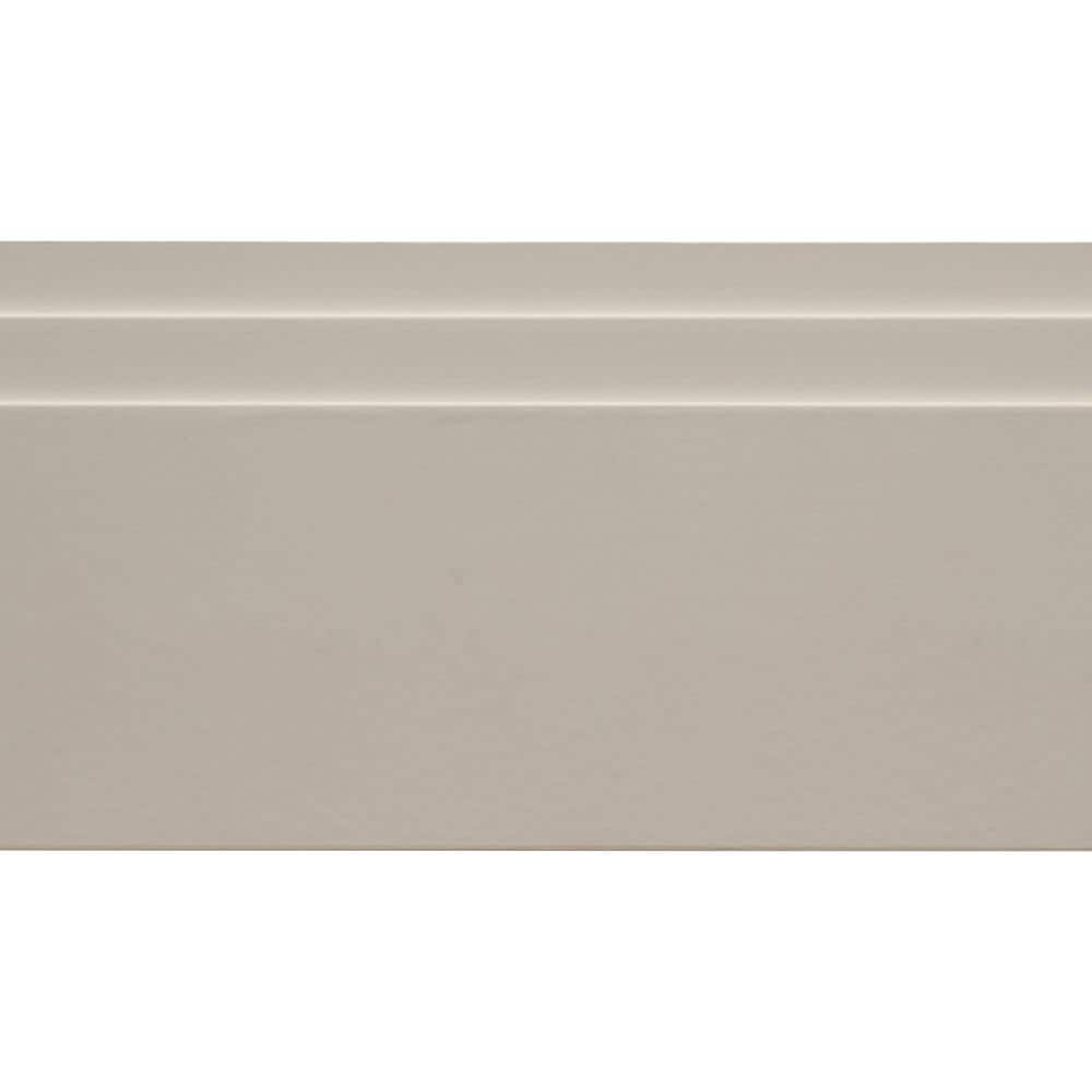 96'' White Primed Wood Baseboard Moulding