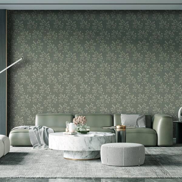 Veer Decor Antibes Branches Green Wallpaper 8421-ANT-AF4 - The